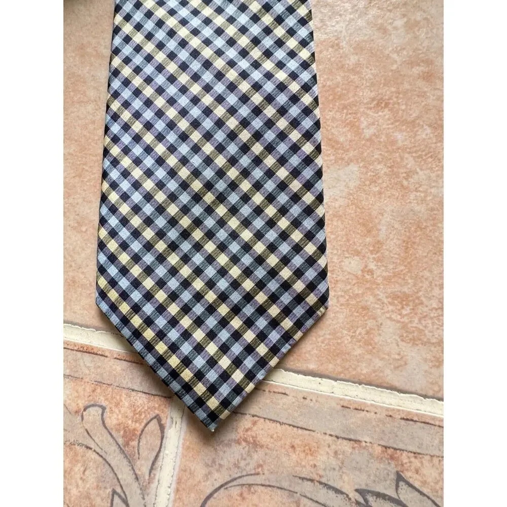 Original Penguin Silk multicolor Tie‎ Hand Made